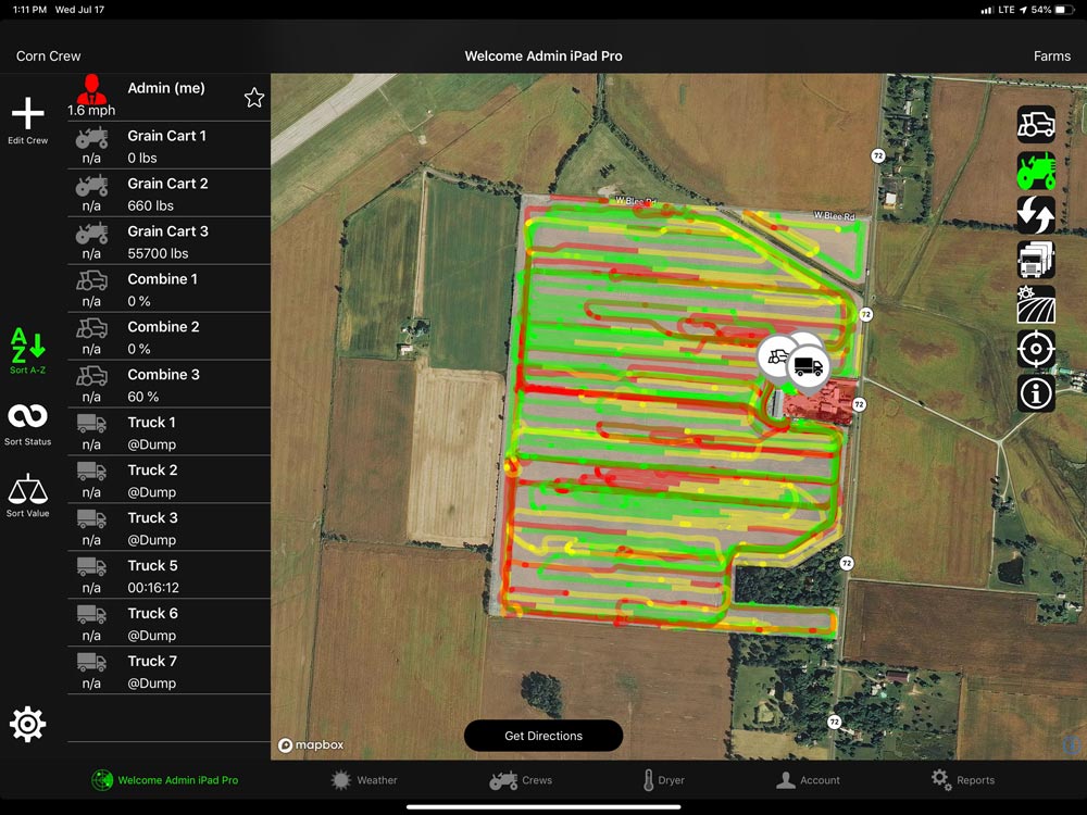 Smart Farming Compaction Map